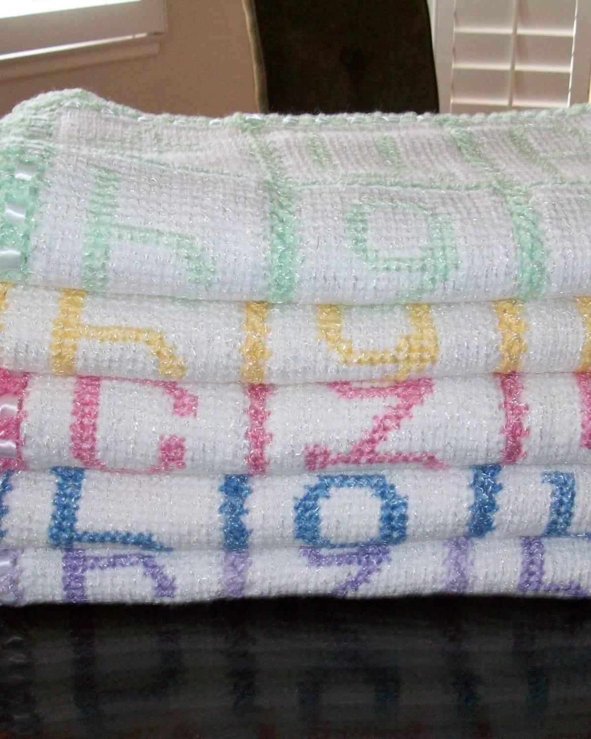 The Full Alphabet Crib Blanket
